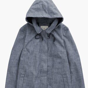 Seasalt Cornwall Cloudburst Mac Raincoat Tin Cloth Waterproof Jacket UK 16 US 12